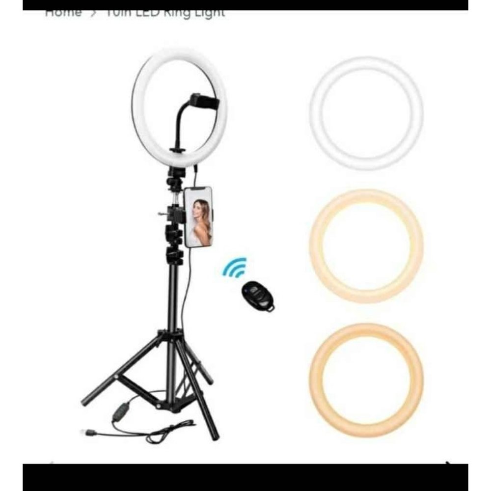 LIVELIT 10" Ring Light With Tripod-Great Light for